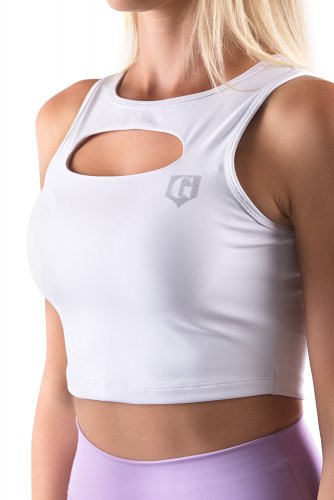 CROP TOP ULTIMATE WHITE - Velikost: S