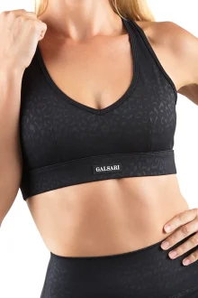 SPORTOVNÍ PODPRSENKA LEOPARD 2.0 BLACK