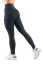 LEGÍNY ELITE GLITTER BLACK - Veľkosť: XS