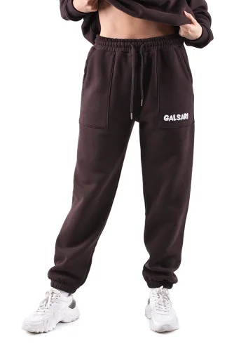 TEPLÁKY GLSR OVERSIZED DARK BROWN_3