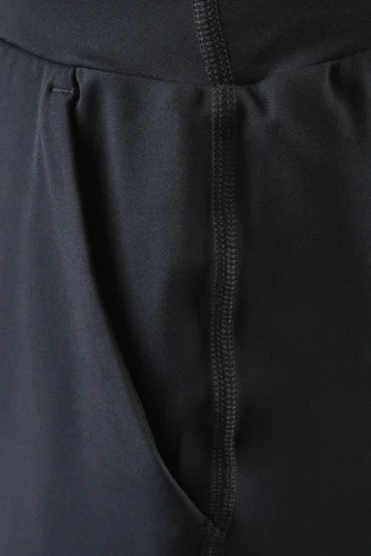 LEGÍNY COMFORT STRAIGHT BLACK (SKRÁTENÉ) - Veľkosť: XL