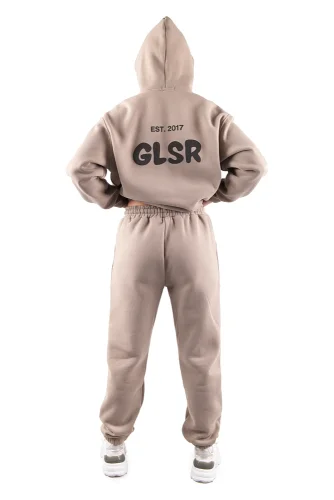 TEPLÁKY GLSR OVERSIZED CAPPUCCINO
