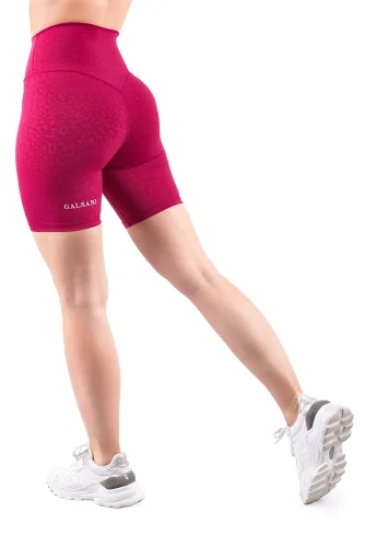 ŠORTKY LEOPARD RASPBERRY - Velikost: XS