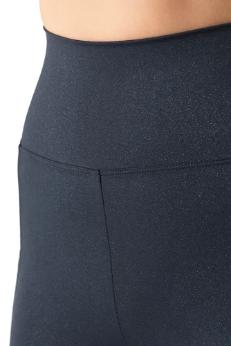 LEGÍNY ELITE GLITTER BLACK - Veľkosť: XS