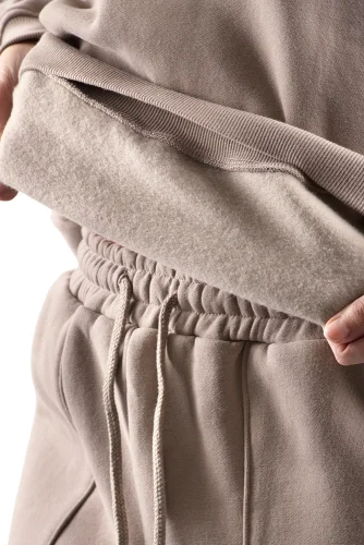 MIKINA S KAPUCÍ GLSR OVERSIZED CAPPUCCINO_2