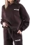 MIKINA S KAPUCÍ GLSR OVERSIZED DARK BROWN_1