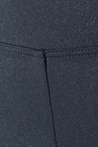 LEGÍNY ELITE GLITTER BLACK - Veľkosť: XS